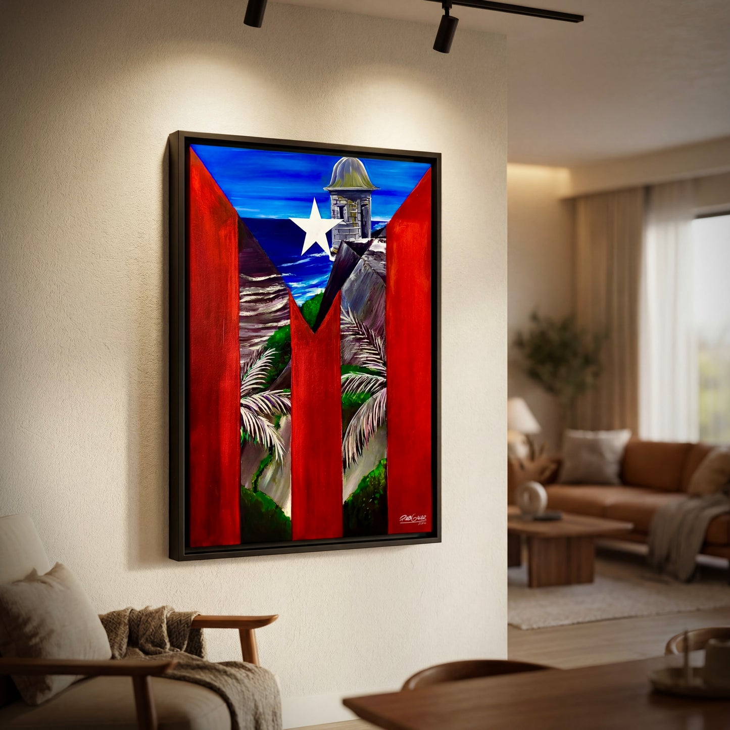 COMPRA AHORA | la obra de Edición Limitada: "LA GARITA DEL MORRO" - ¿Que te llevas? ARTE PREMIUM, en canvas de ALTA CALIDAD, ENMARCADA con ENVÍO GRATIS a tu puerta. ¡LISTA PARA TU ELE