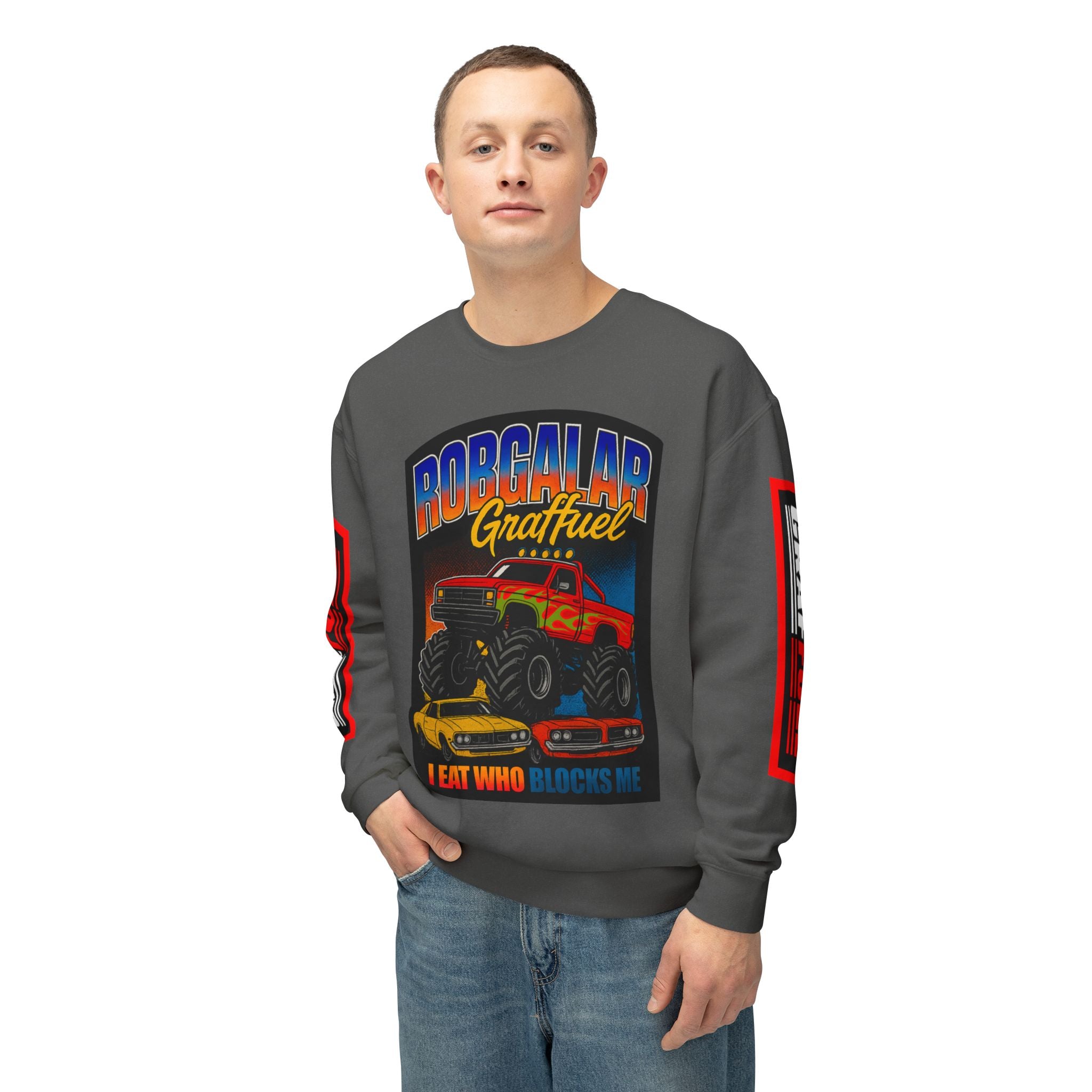 I EAT WHO BLOCKS ME Creneck Sweatshirt