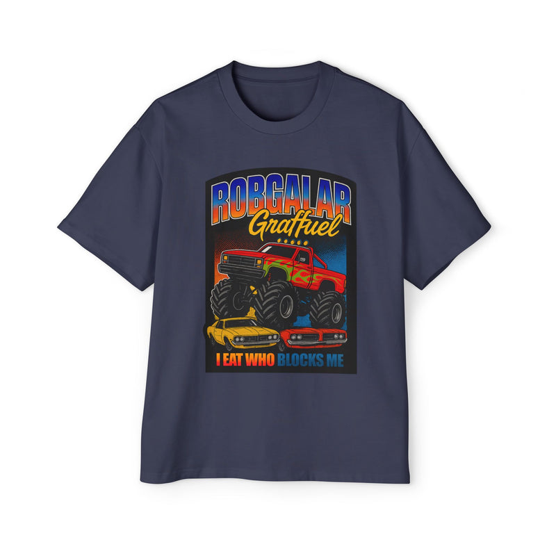 I EAT WHO BLOCKS ME Oversized Tee