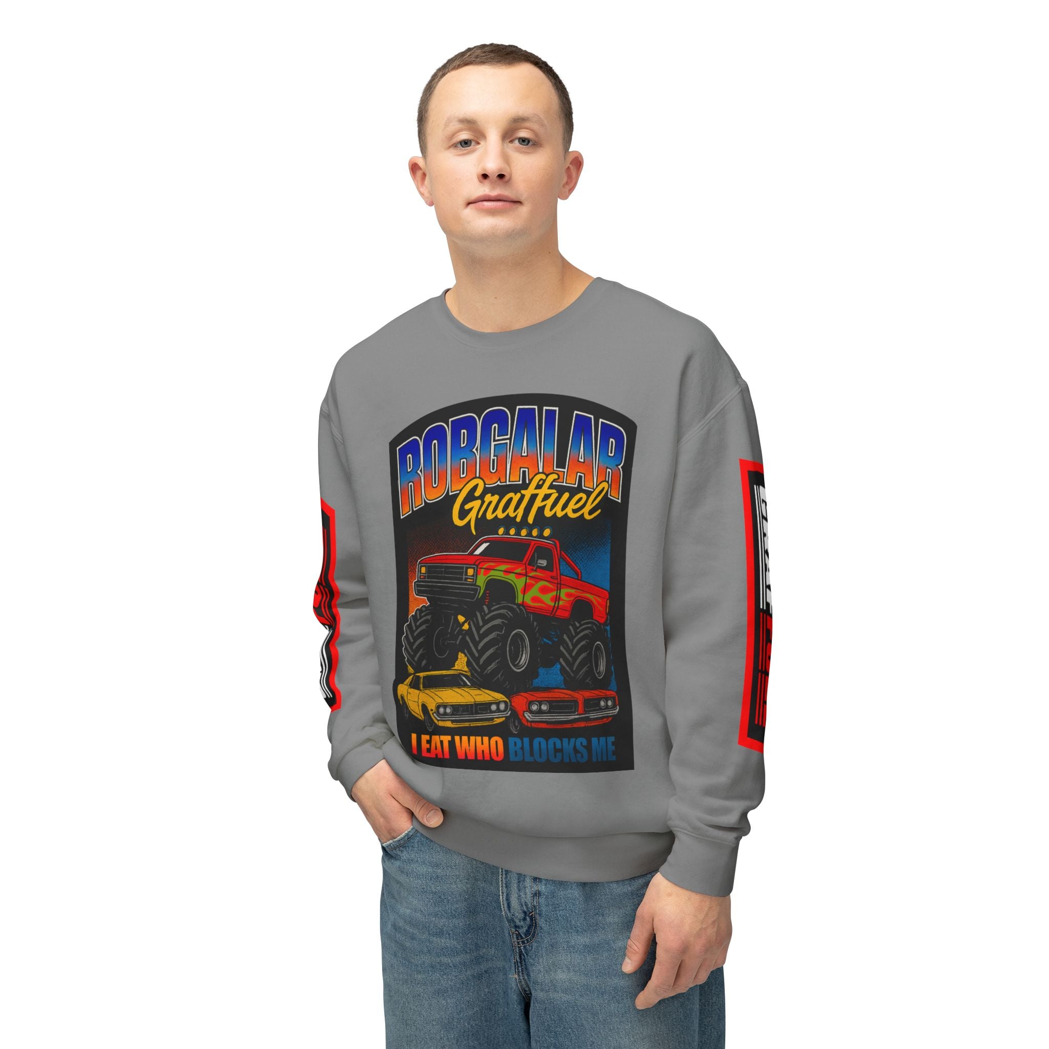 I EAT WHO BLOCKS ME Creneck Sweatshirt