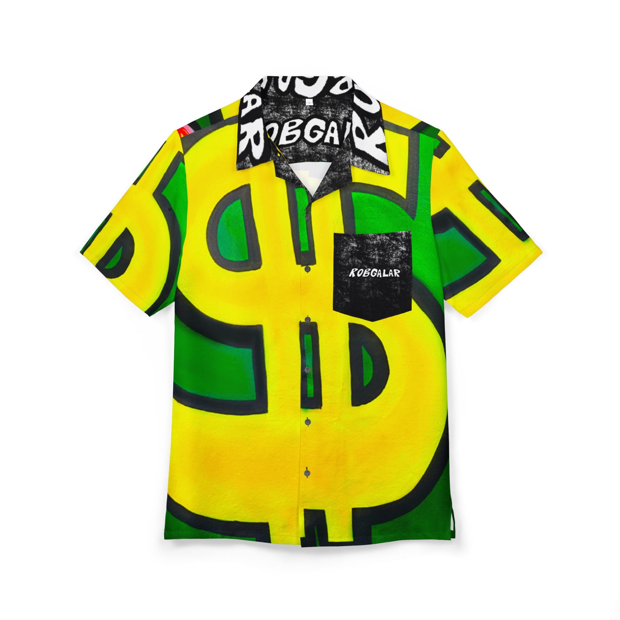 RICH VS POOR (Version 3) Button-Down Shirt – ROBGALAR