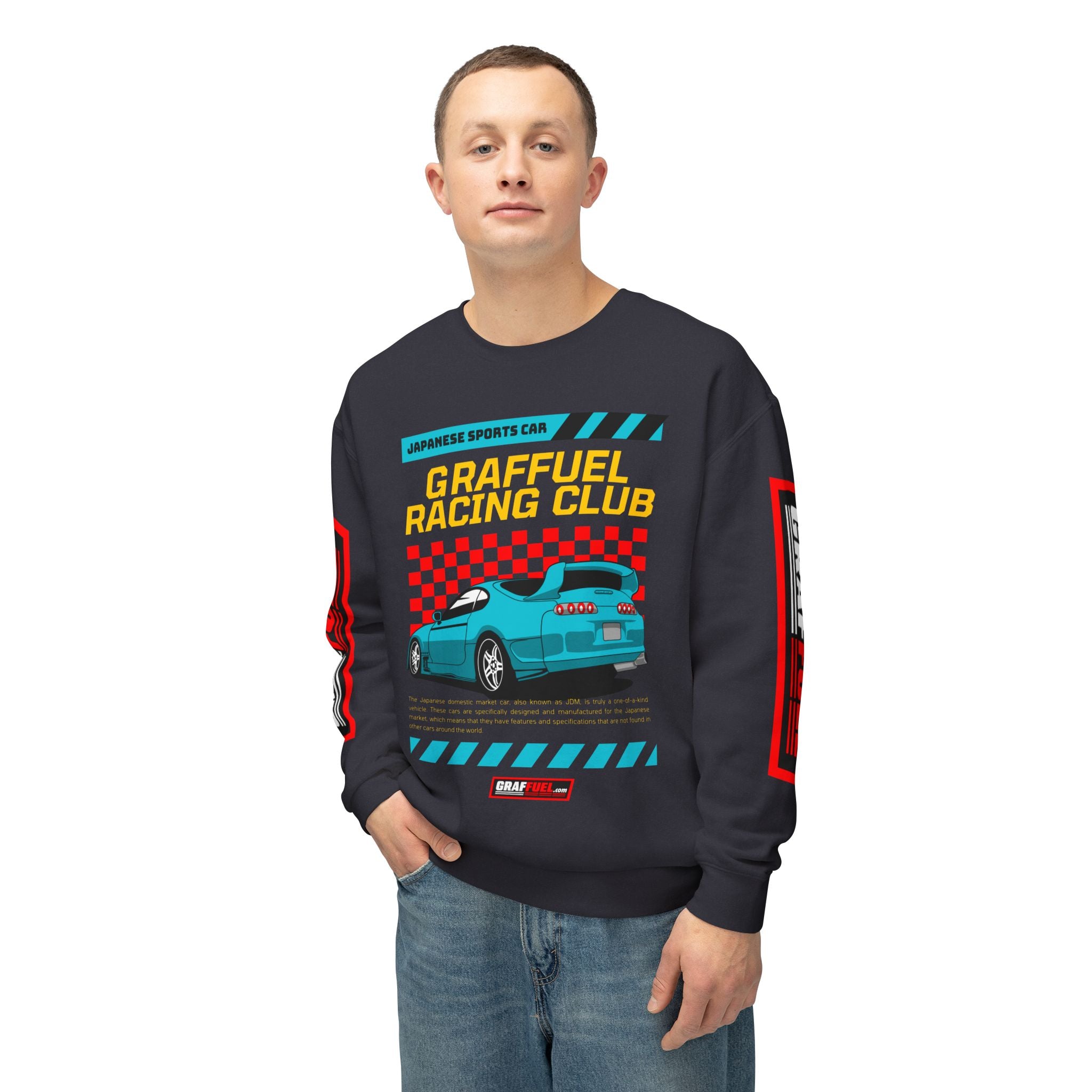 GRAFFUEL RACING CLUB Crewneck Sweatshirt (Black)