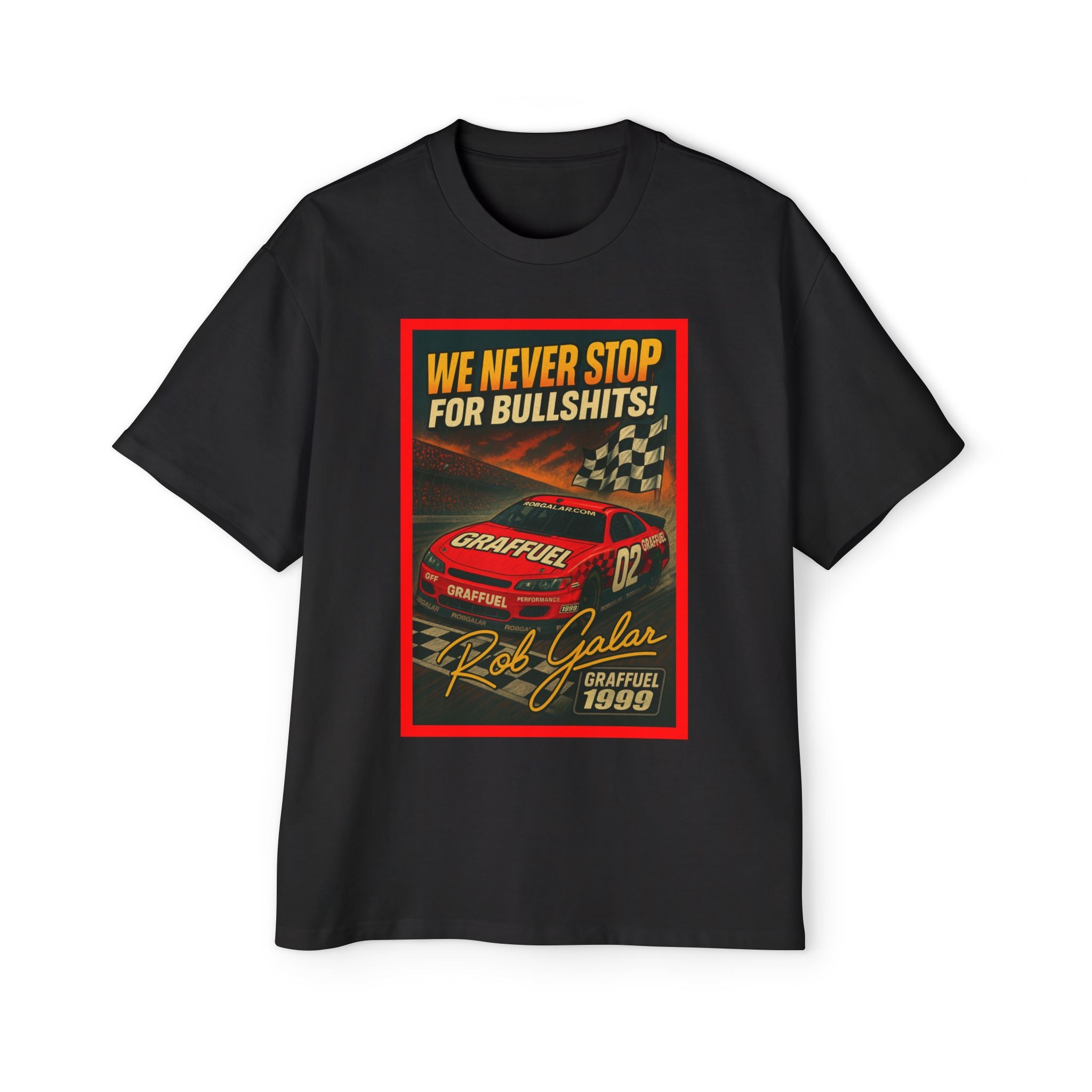 NEVER STOP! Oversized Tee