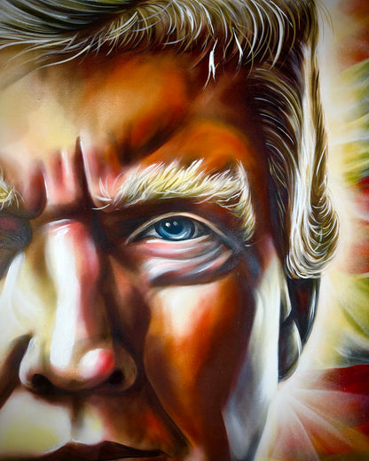 THE PRESIDENT OF THE WORLD (Original Painting)