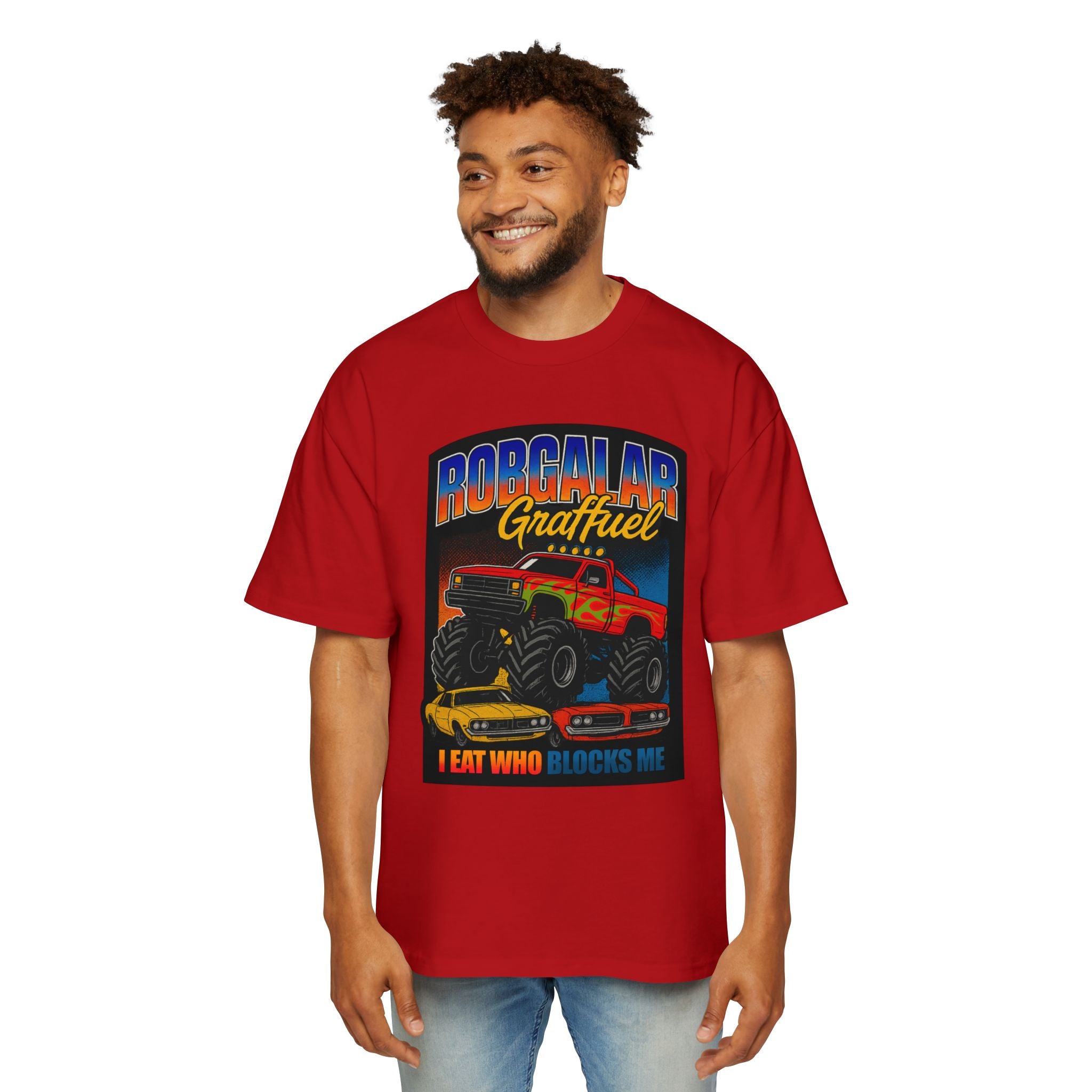 I EAT WHO BLOCKS ME Oversized Tee