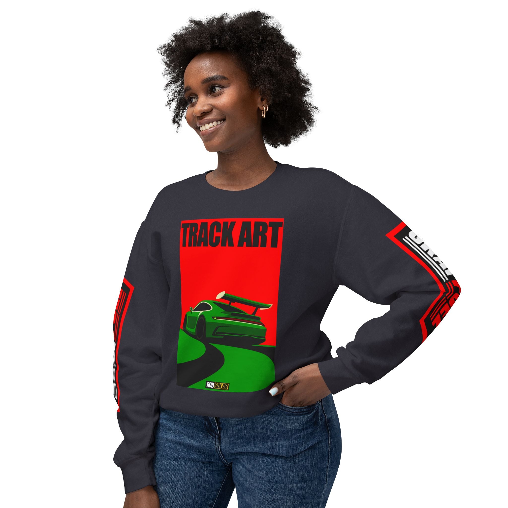VERDE CORSA Crewneck Sweatshirt (Black)