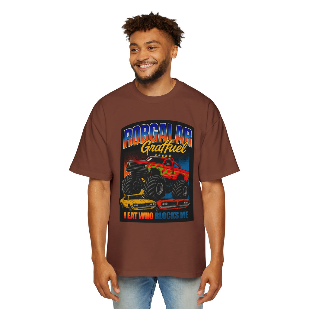 I EAT WHO BLOCKS ME Oversized Tee