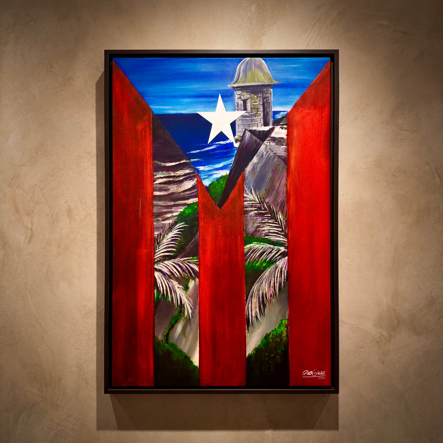 COMPRA AHORA | la obra de Edición Limitada: "LA GARITA DEL MORRO" - ¿Que te llevas? ARTE PREMIUM, en canvas de ALTA CALIDAD, ENMARCADA con ENVÍO GRATIS a tu puerta. ¡LISTA PARA TU ELE