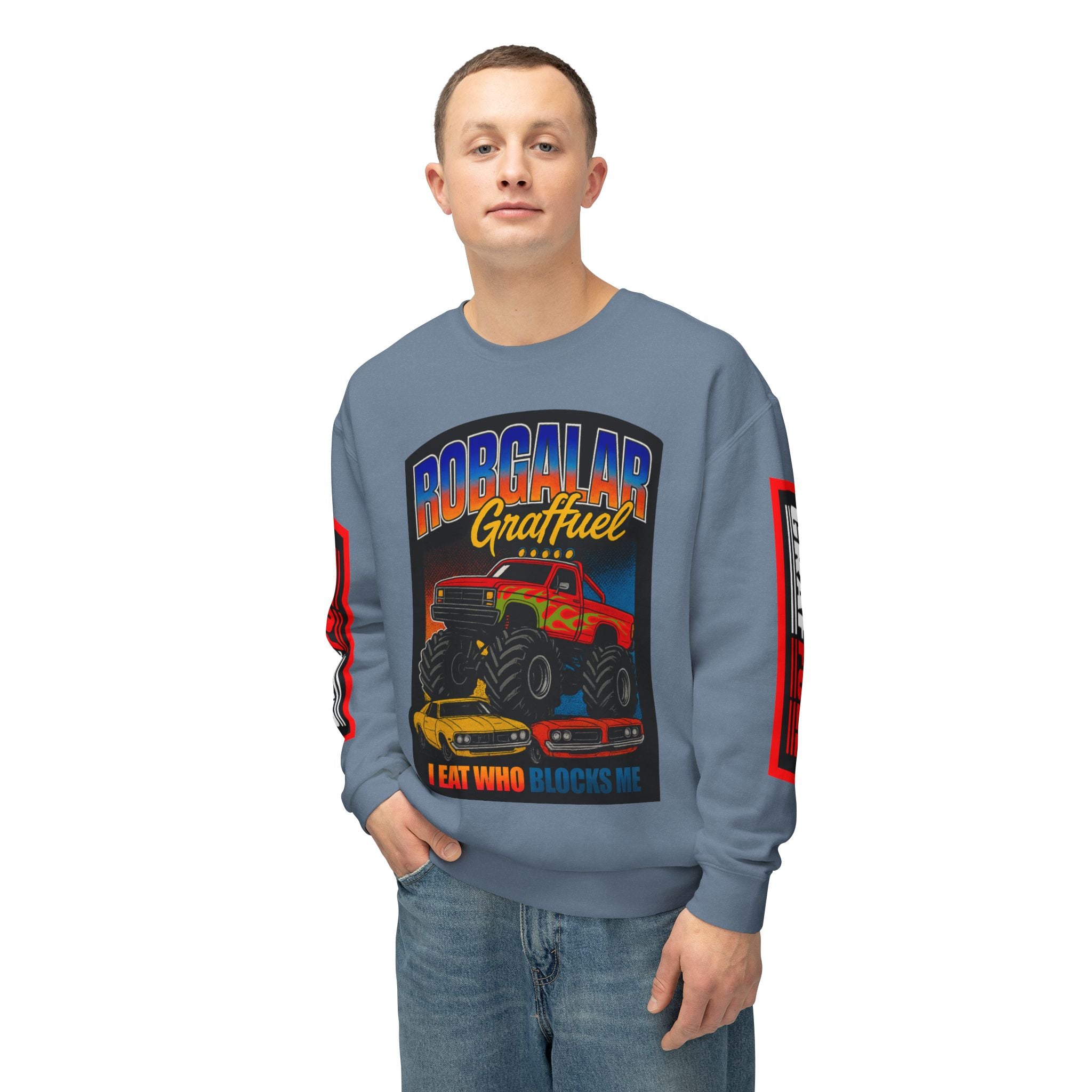 I EAT WHO BLOCKS ME Creneck Sweatshirt