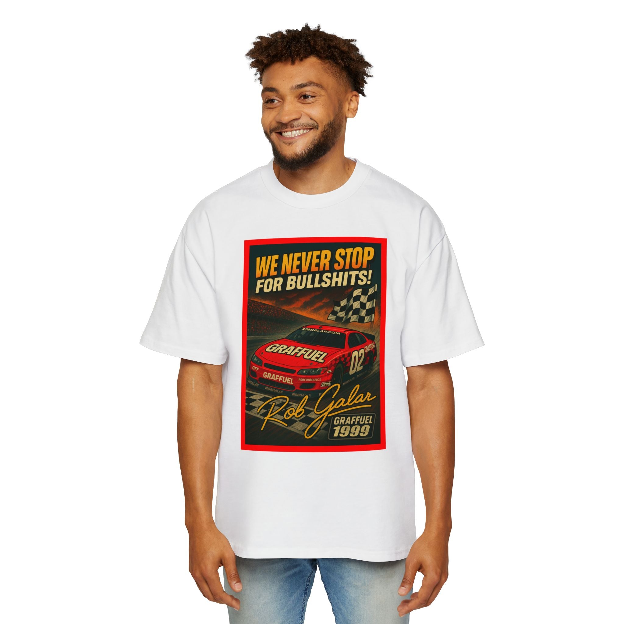 NEVER STOP! Oversized Tee