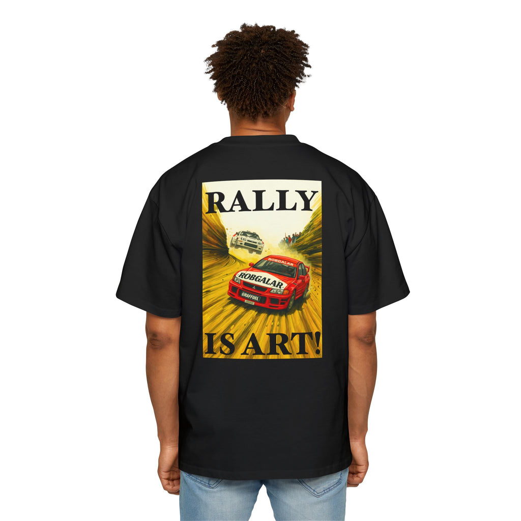 RALLY IS ART! Oversized Tee (Front & Back)