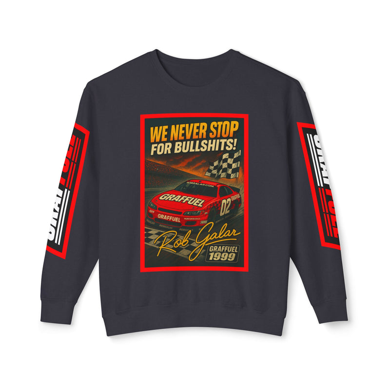 NEVER STOP! Crewneck Sweatshirt (Black)