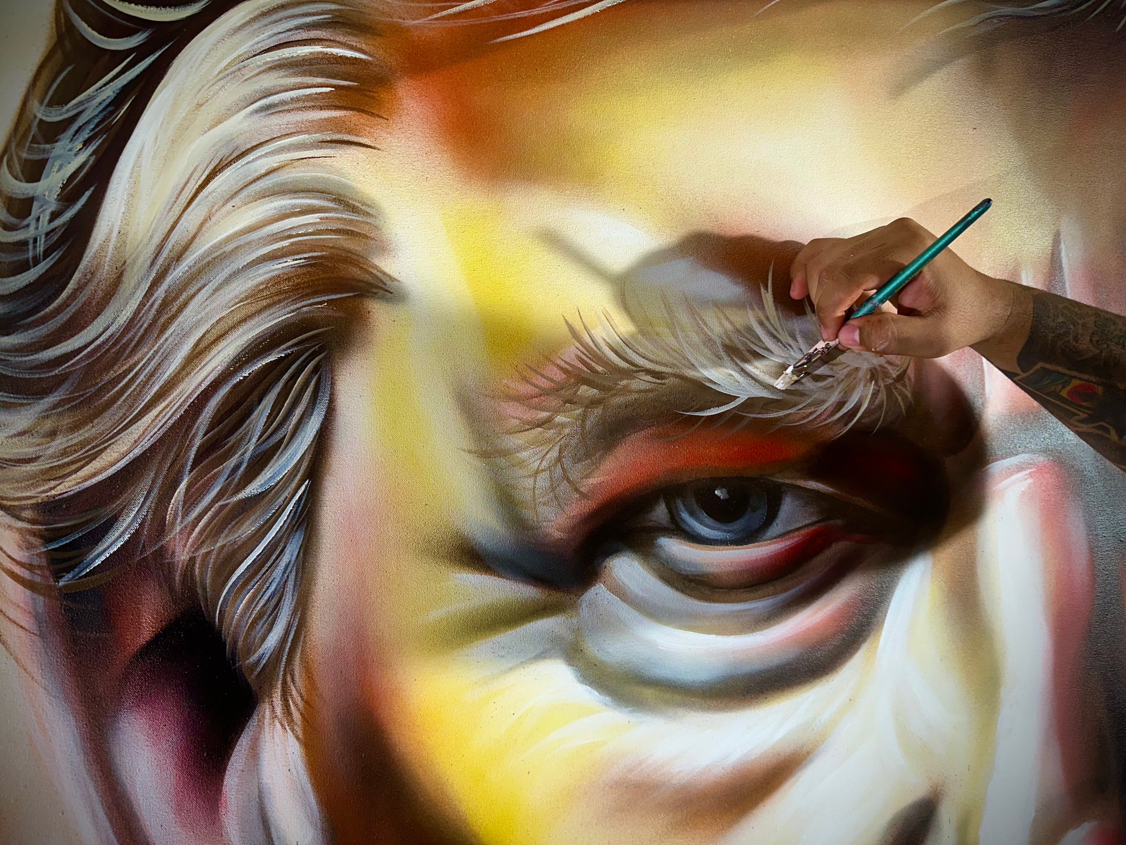 THE PRESIDENT OF THE WORLD (ORIGINAL PAINTING)