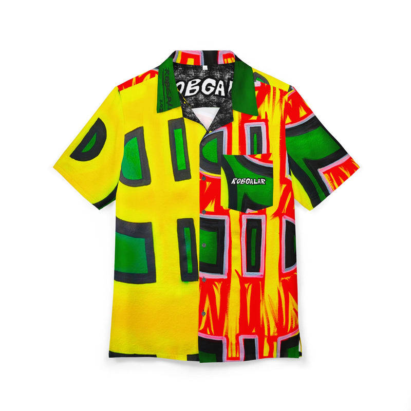 RICH VS POOR (Version 1) Button-Down Shirt