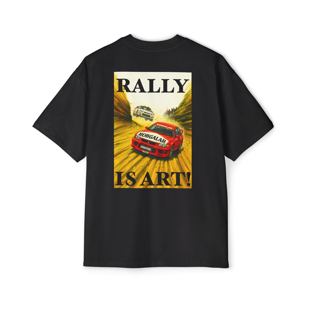 RALLY IS ART! Oversized Tee (Front & Back)