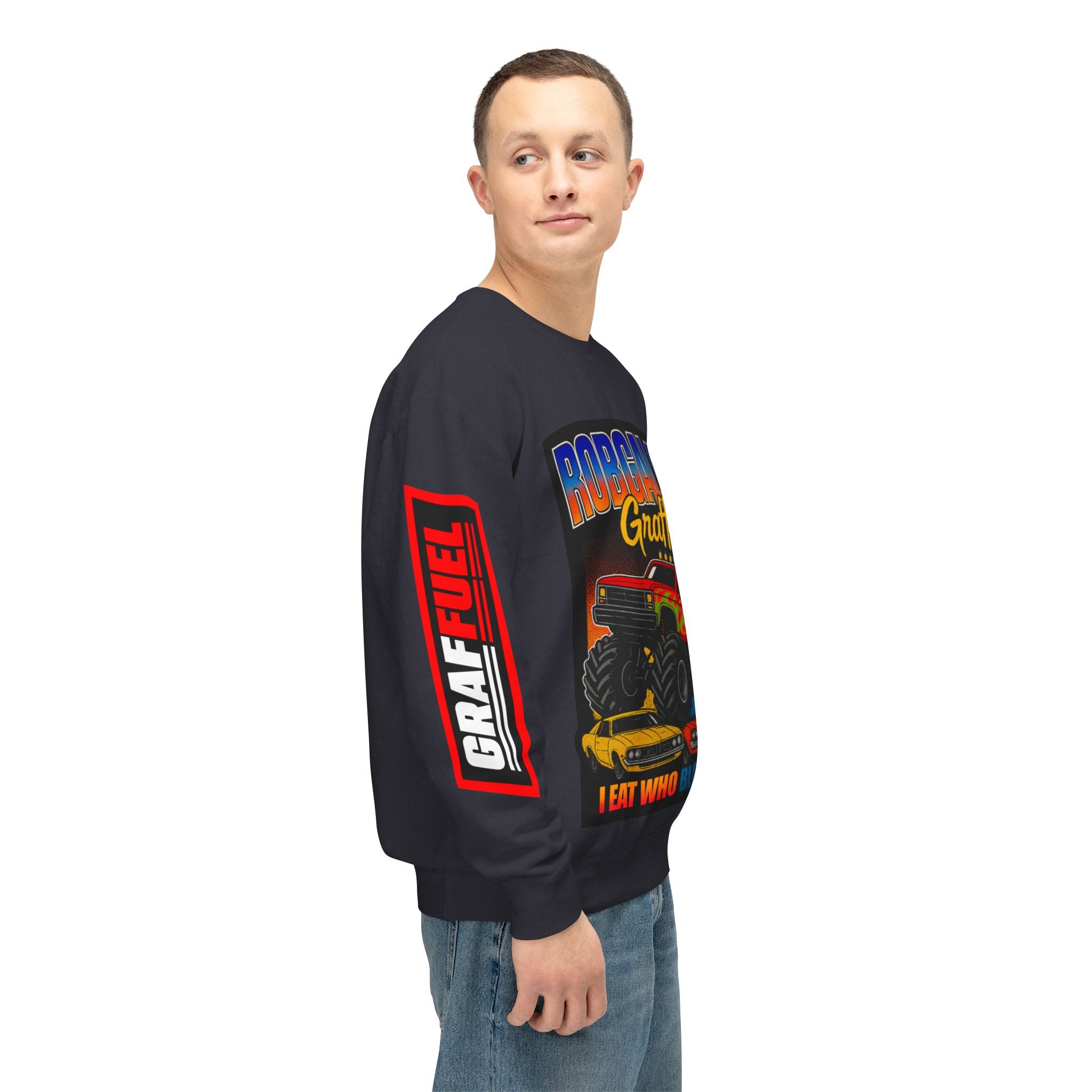 I EAT WHO BLOCKS ME Creneck Sweatshirt