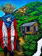 “Jíbarito en la Casita del Campo” Art Print