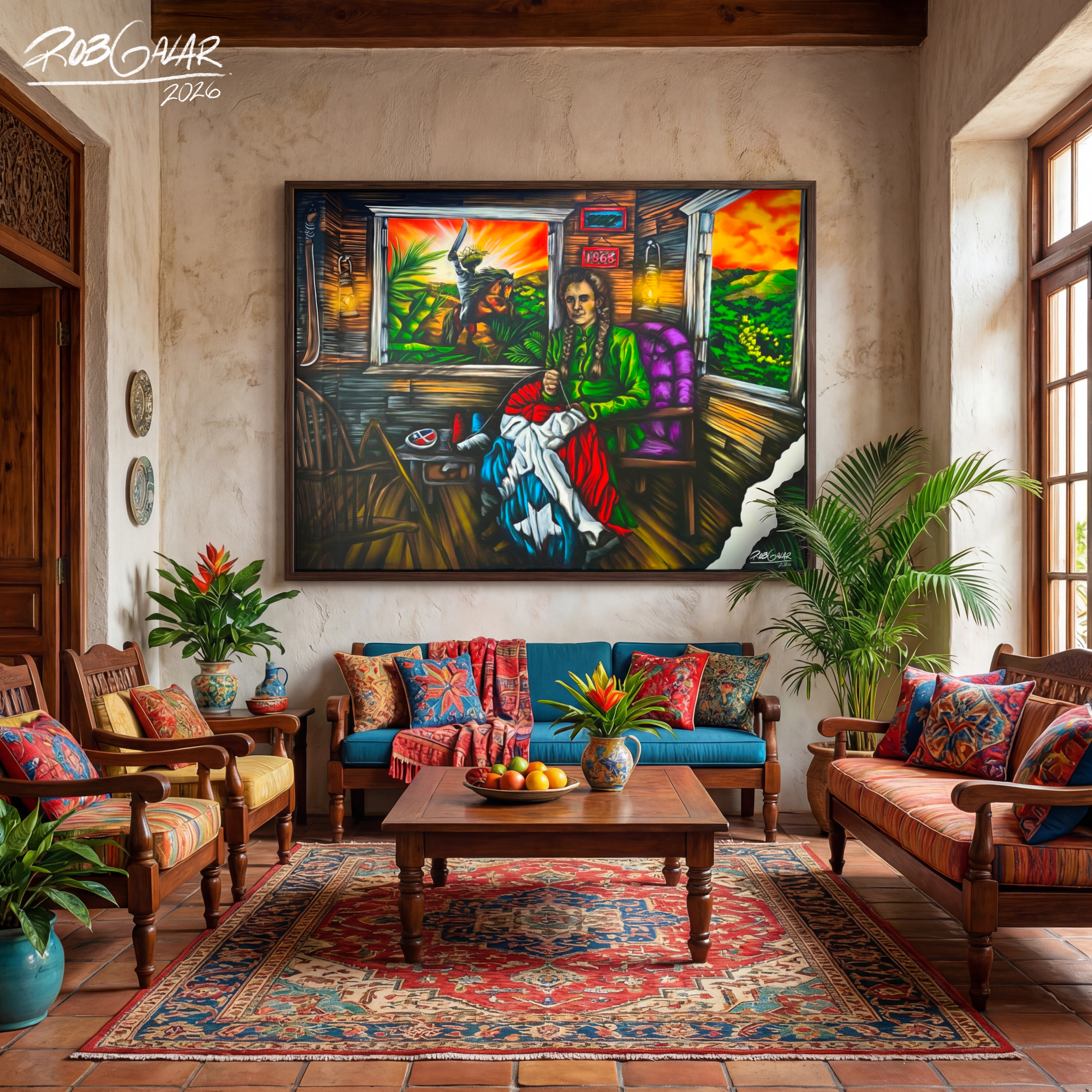 MARIANA Y NUESTRA HISTORIA - Completa tu orden en 3 PASOS / LLÉVATE una OBRA DE ARTE (Matte) en PRINT CANVAS, ENMARCADA. ARTE MUY LIMITADO creado por artista puertorriqueño. ¡LISTA Y PERFECTA para coleccionar!