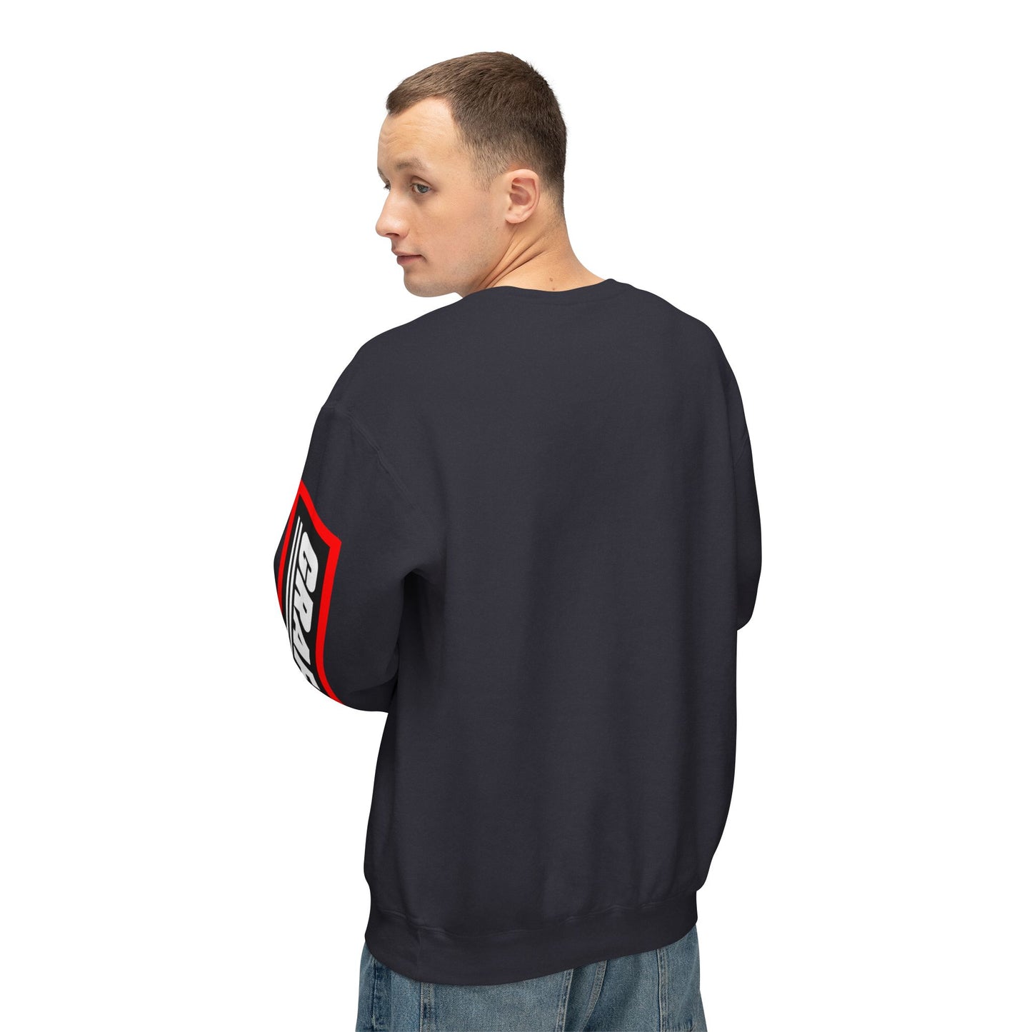 NEVER STOP! Crewneck Sweatshirt (Black)