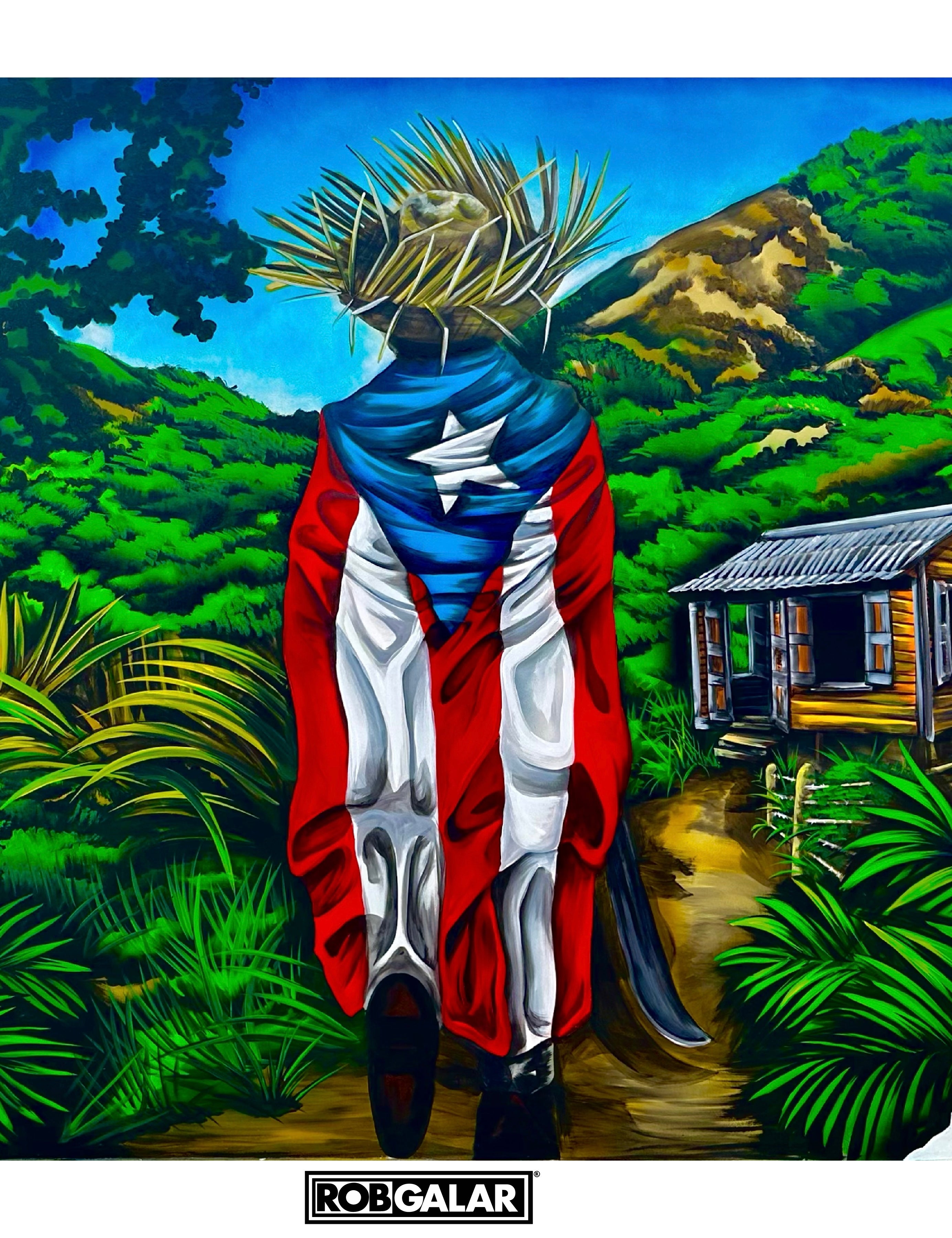 “Jíbarito en la Casita del Campo” (ART PRINT)