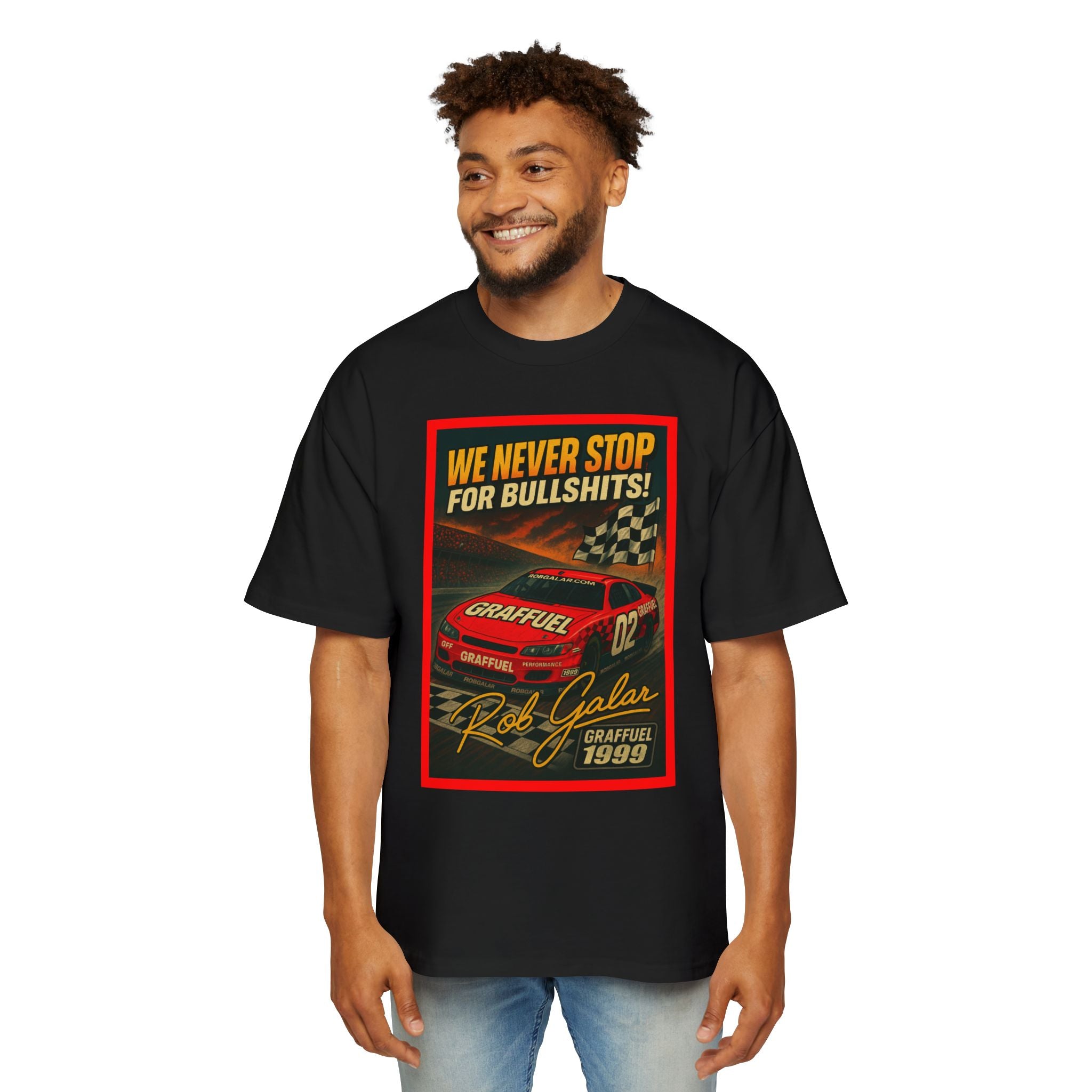 NEVER STOP! Oversized Tee