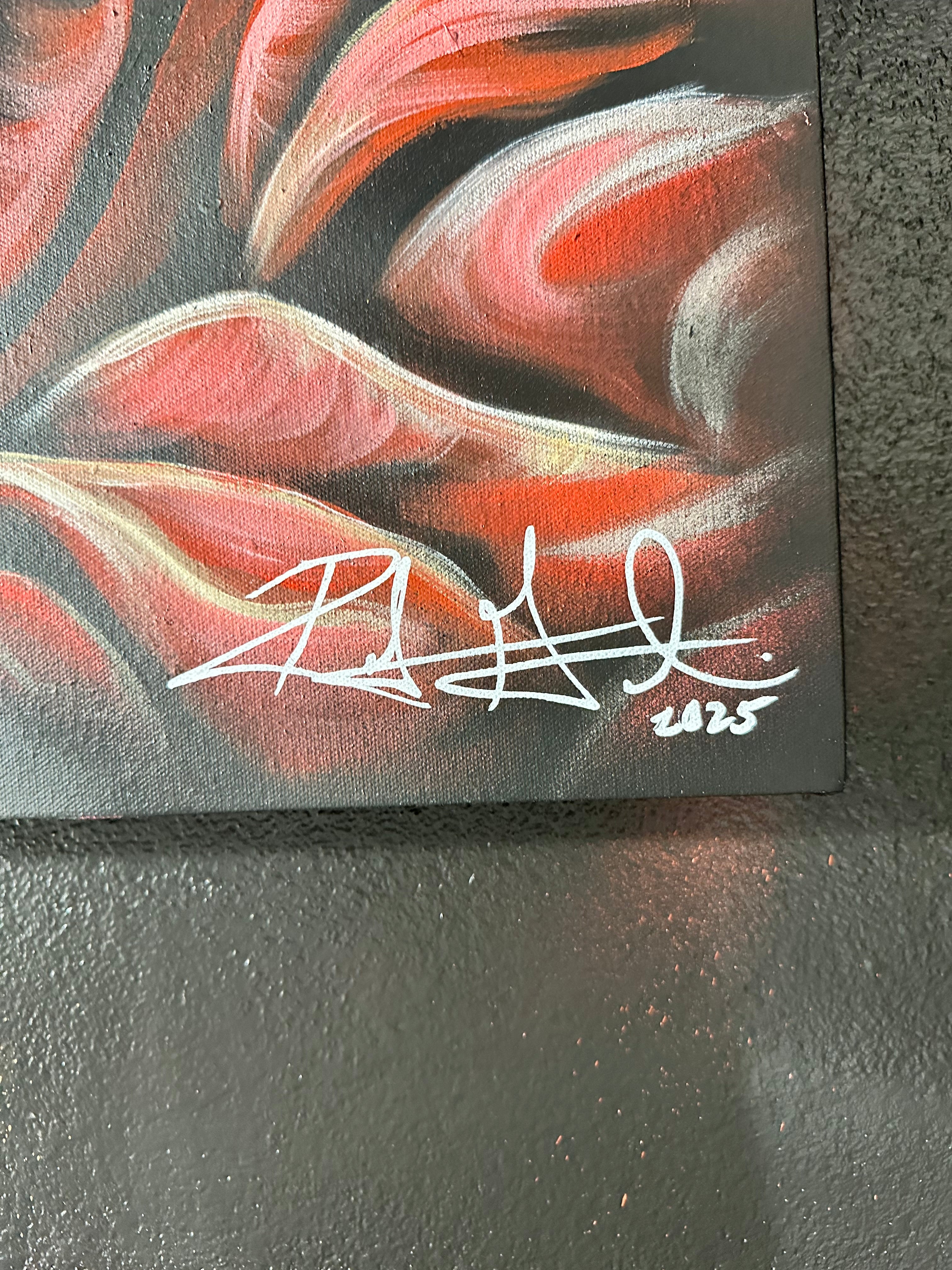 PADRE, ME DOLIÓ MÁS TU SILENCIO (ORIGINAL PAINTING)