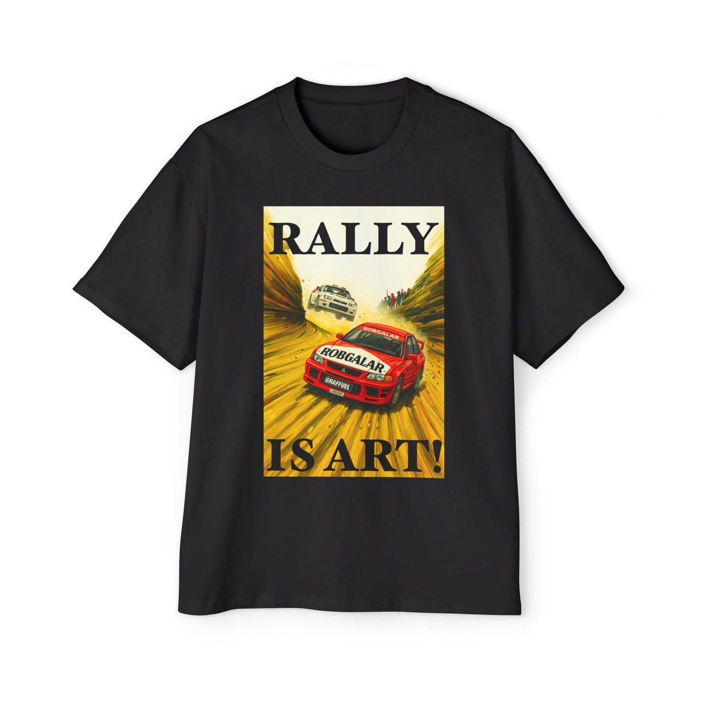 RALLY IS ART! Oversized Tee (Black)