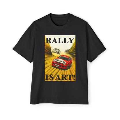 RALLY IS ART! Oversized Tee (Black)