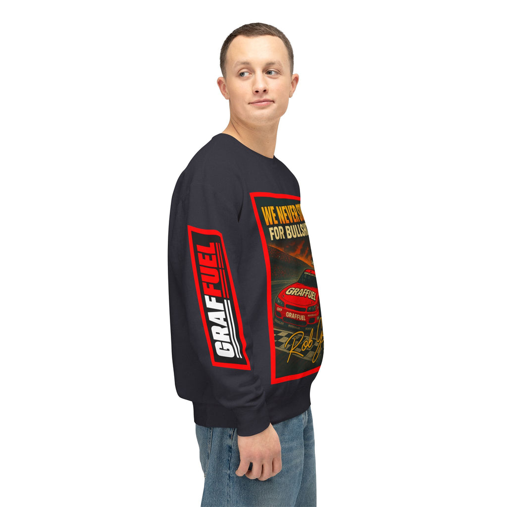 NEVER STOP! Crewneck Sweatshirt (Black)