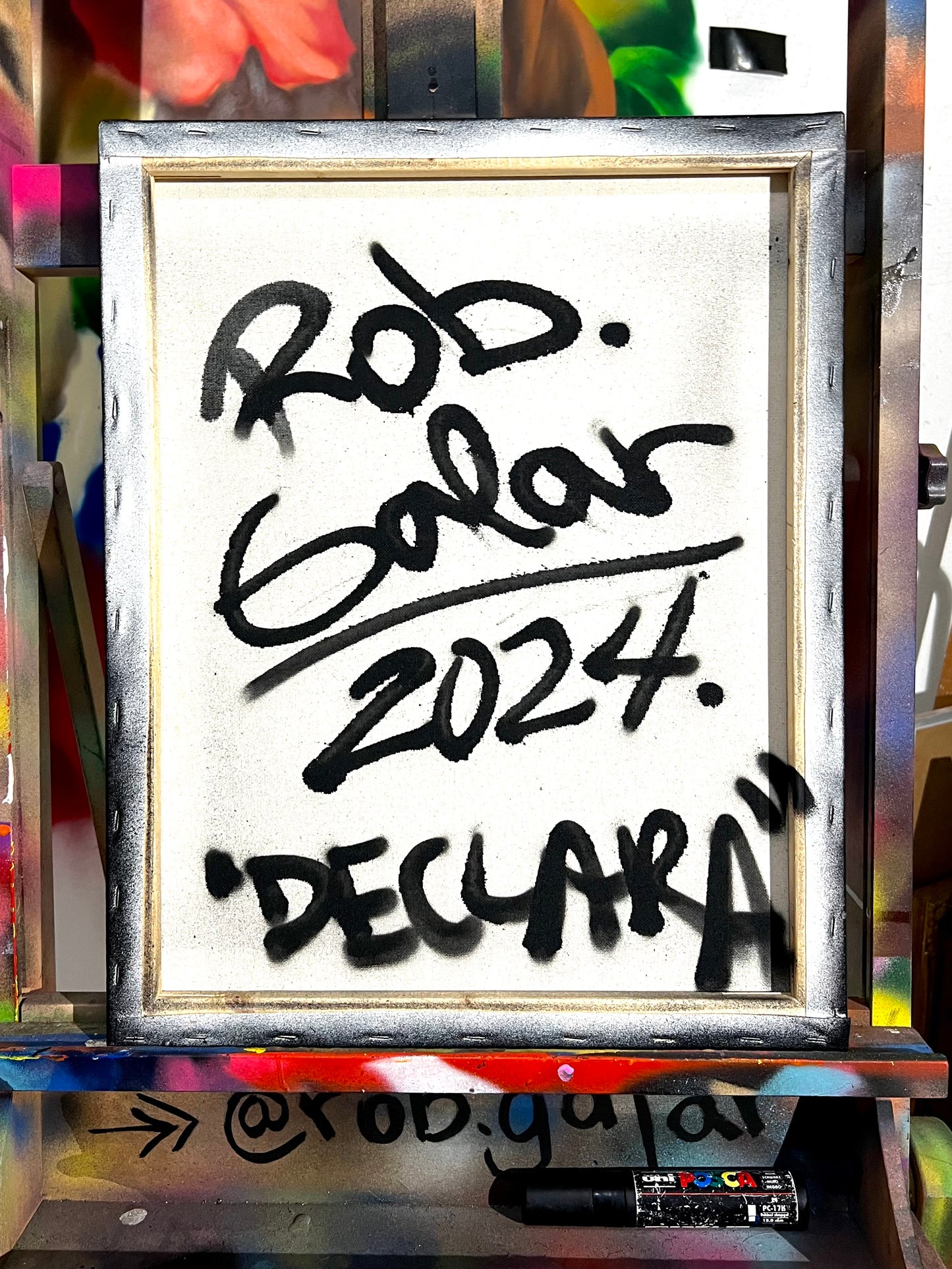 DECLARA, NO Mires El Pasado (Original Painting)