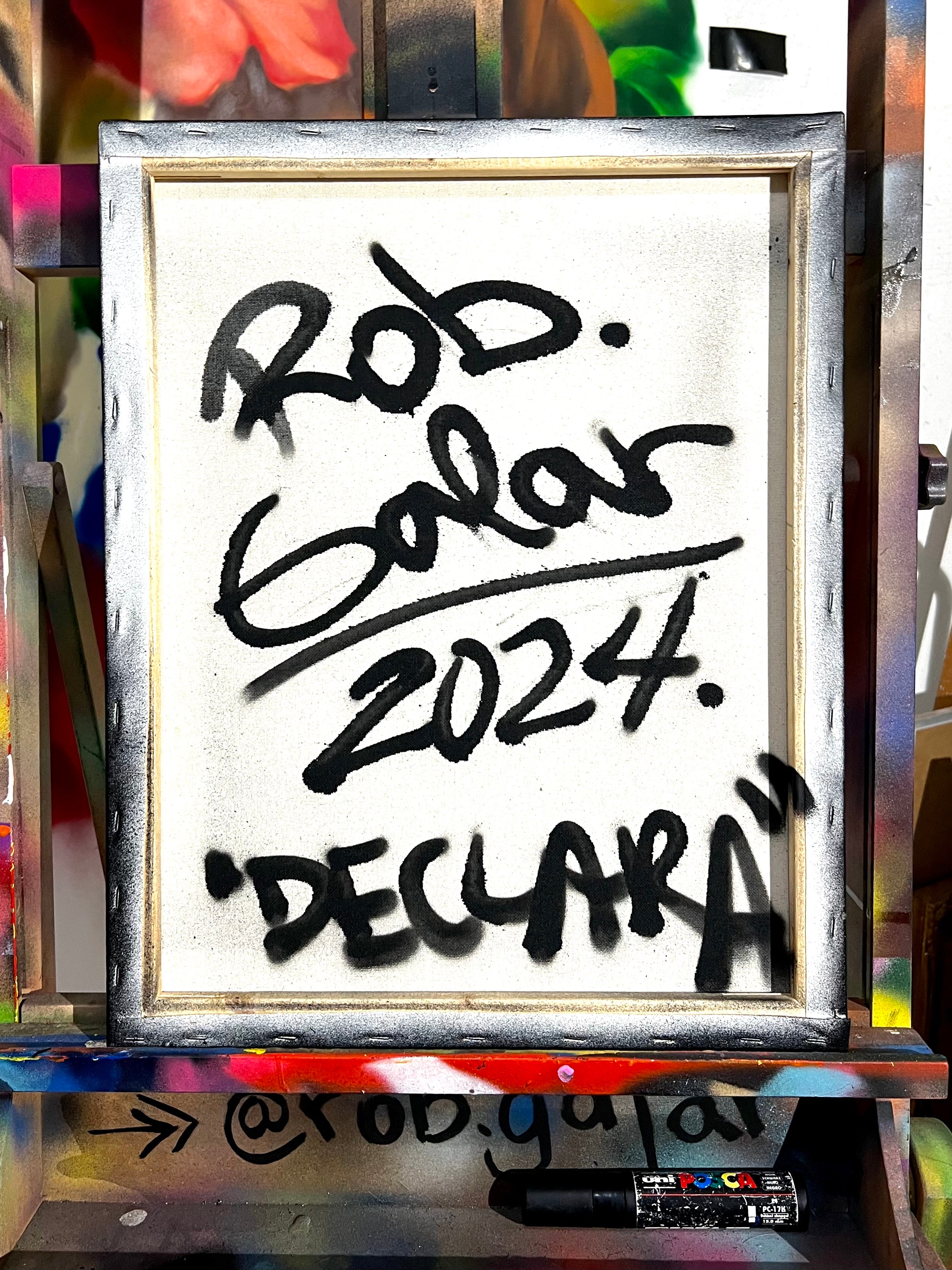 DECLARA, NO Mires El Pasado (ORIGINAL PAINTING)