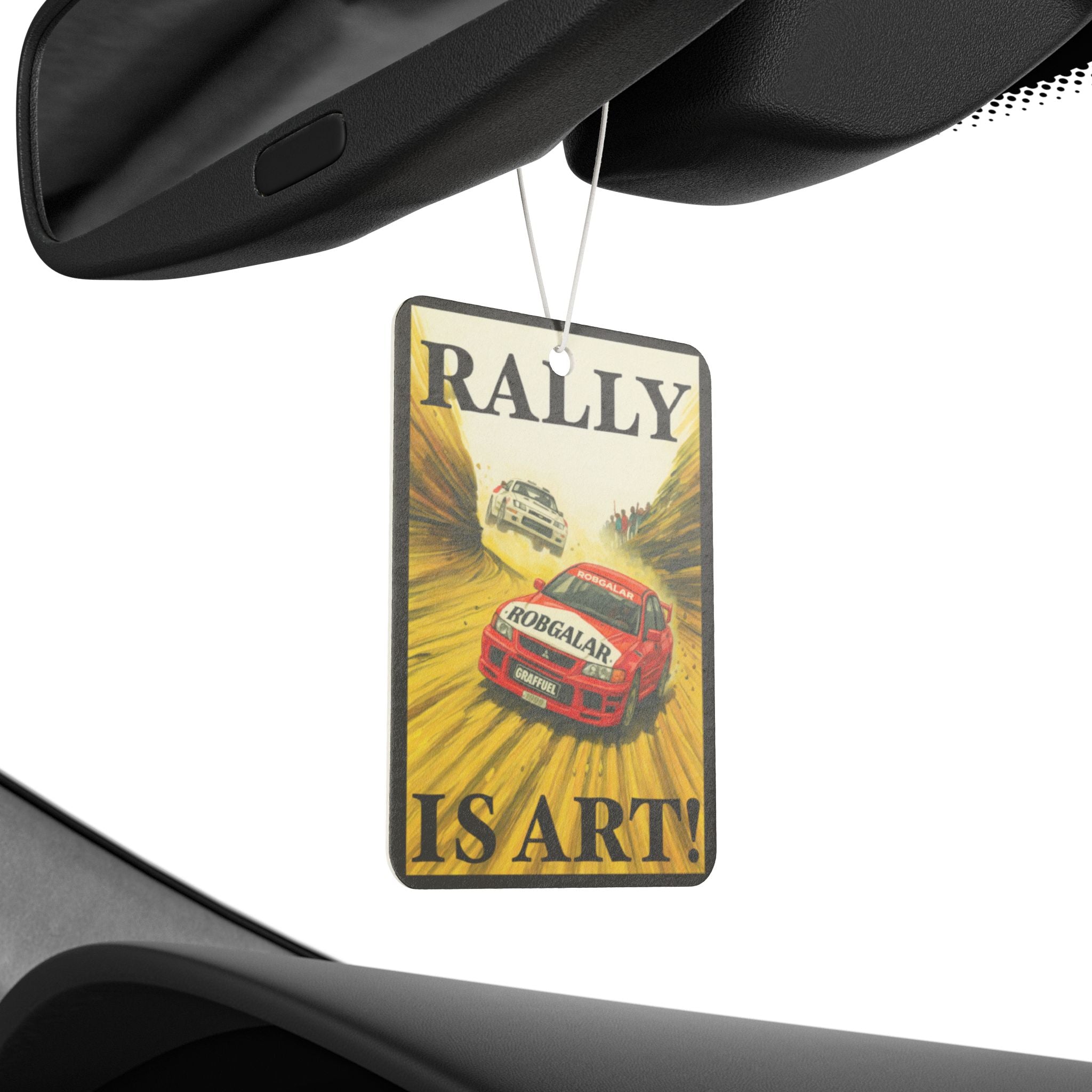 RALLY IS ART! Car Air Freshener