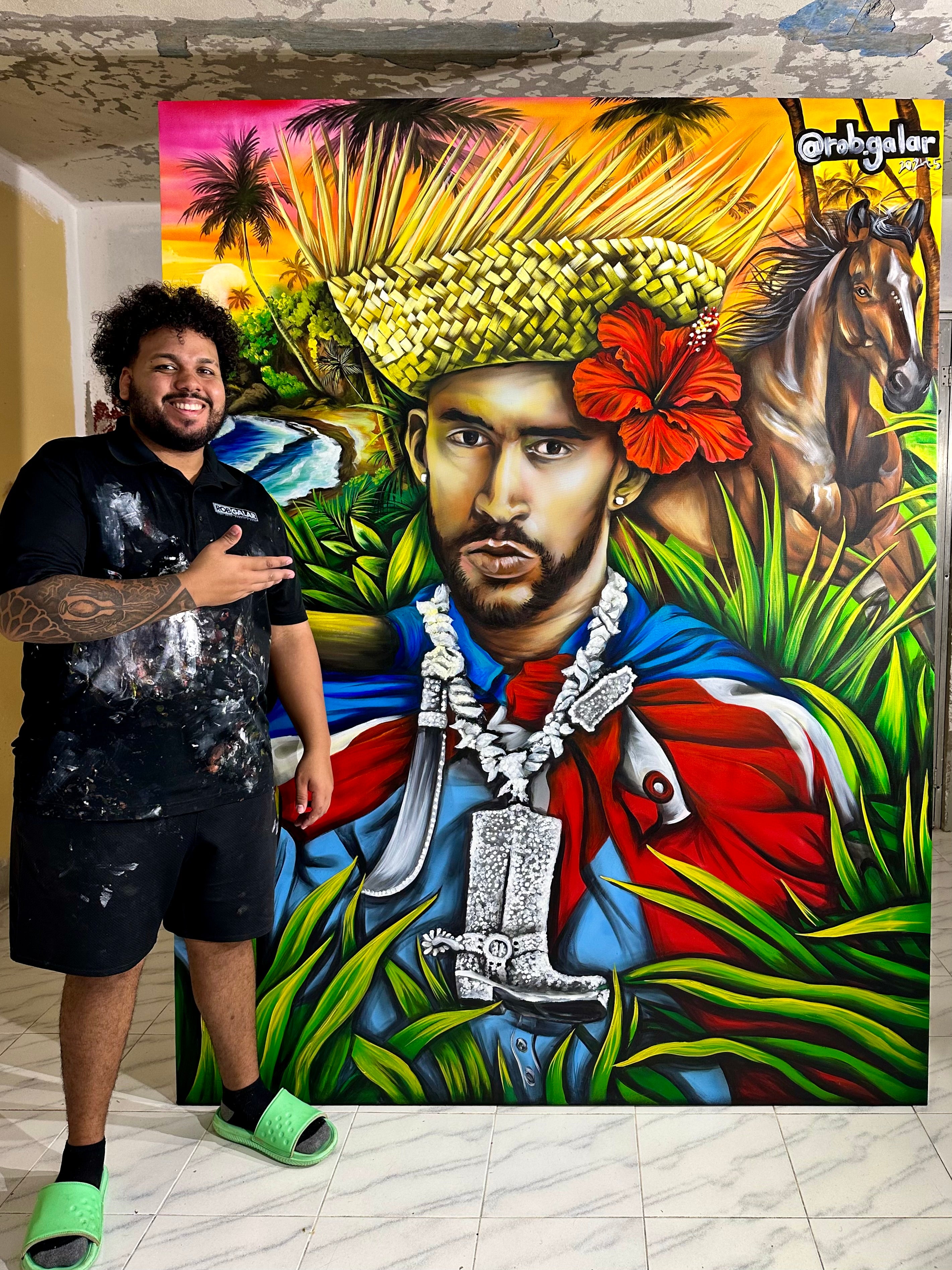 YO NUNCA ME FUI DEL BARRIO (ART PRINT)