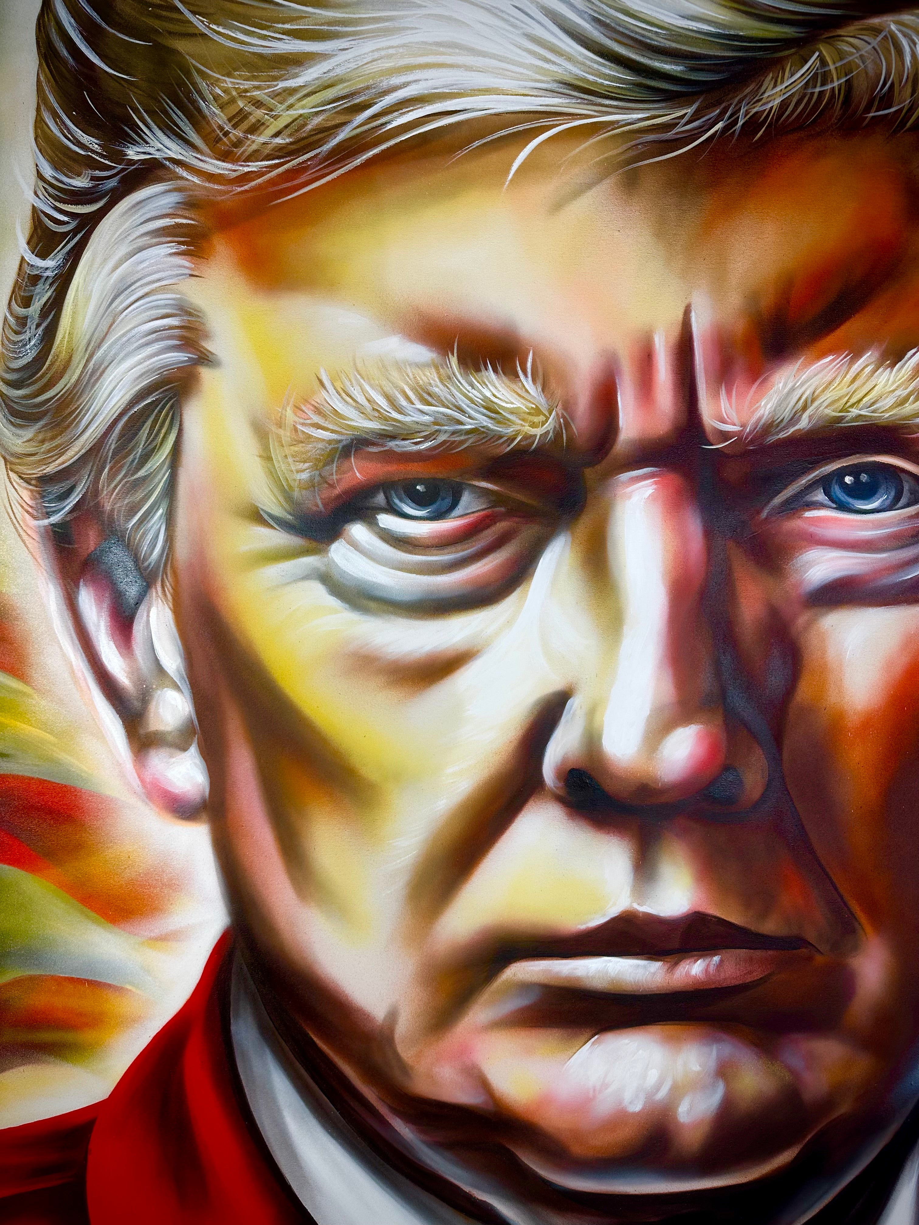 THE PRESIDENT OF THE WORLD (ORIGINAL PAINTING)