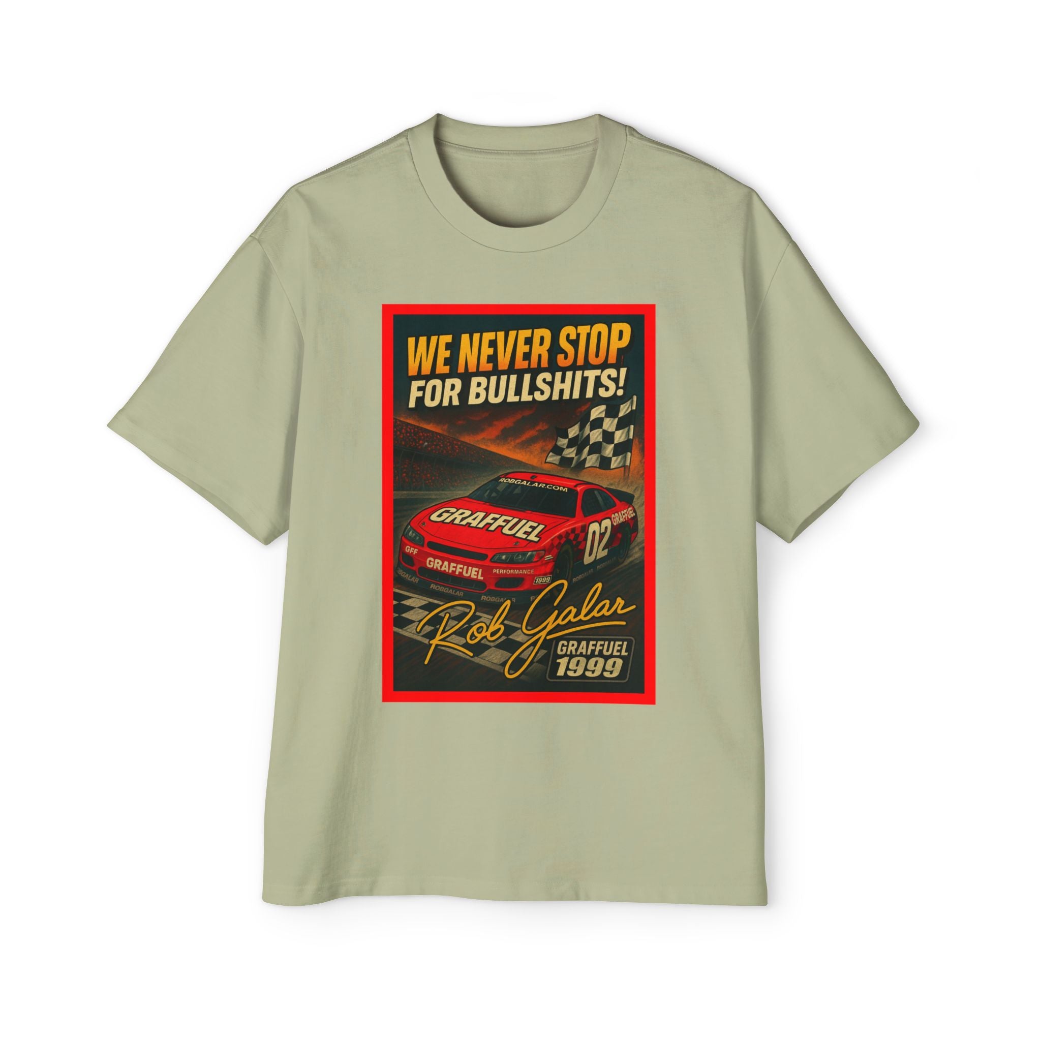 NEVER STOP! Oversized Tee