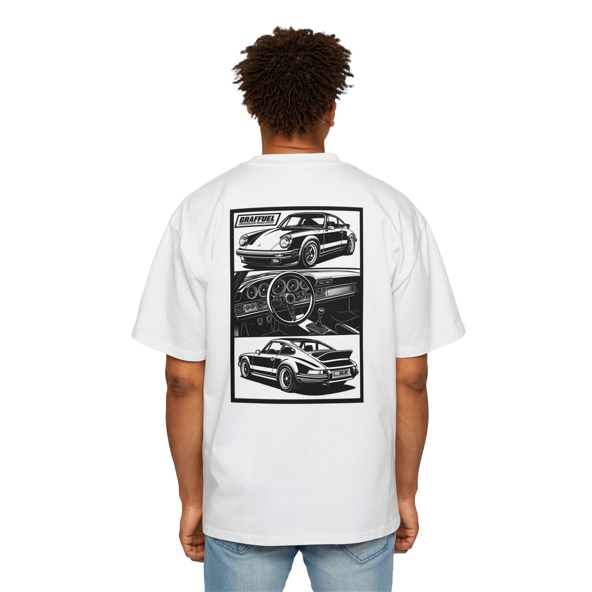 CLASSIC NOIR Oversized Tee (White)