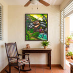 ¡PR NO SE QUITA! - Completa tu orden en 3 PASOS / LLÉVATE una OBRA DE ARTE (Matte) en PRINT CANVAS, ENMARCADA. ARTE MUY LIMITADO creado por artista puertorriqueño. ¡LISTA Y PERFECTA para coleccionar!