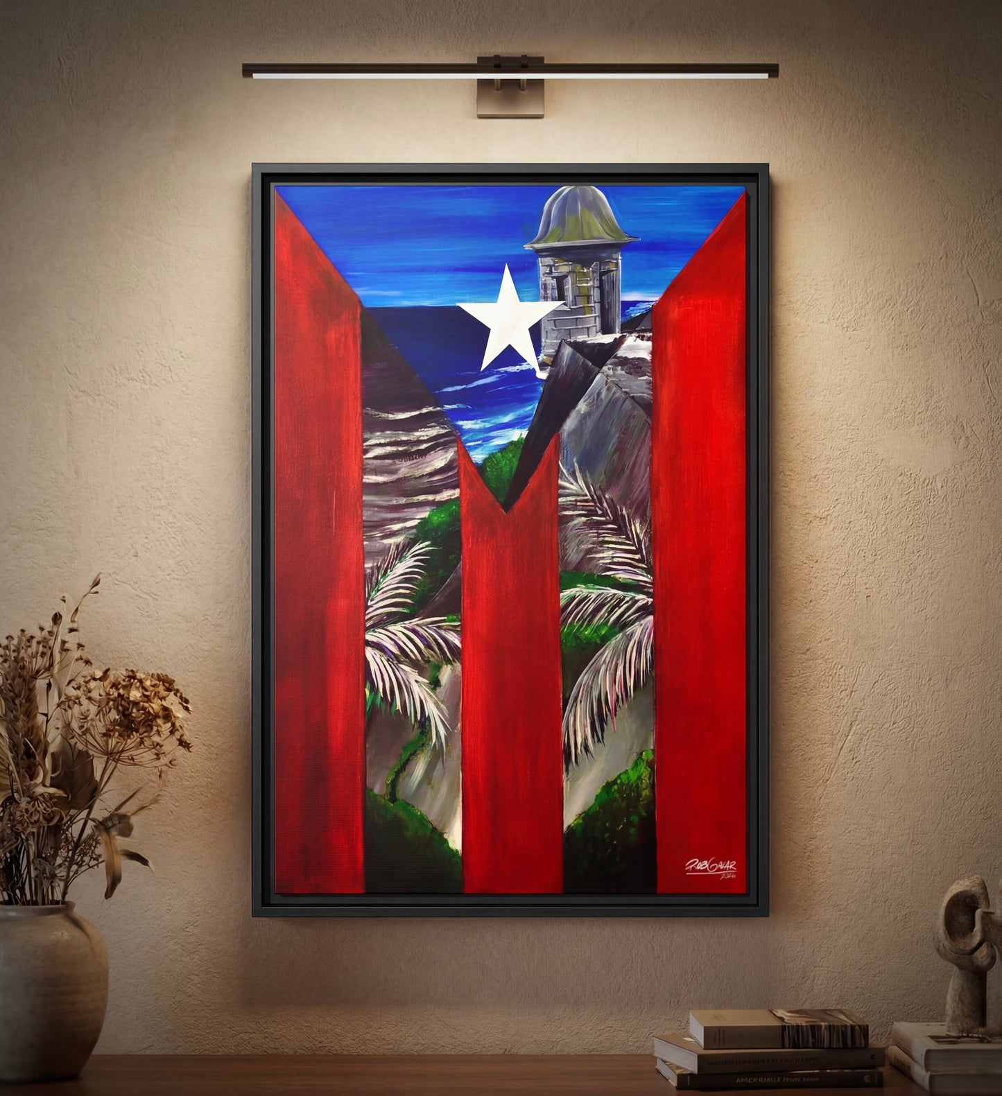 COMPRA AHORA | la obra de Edición Limitada: "LA GARITA DEL MORRO" - ¿Que te llevas? ARTE PREMIUM, en canvas de ALTA CALIDAD, ENMARCADA con ENVÍO GRATIS a tu puerta. ¡LISTA PARA TU ELE