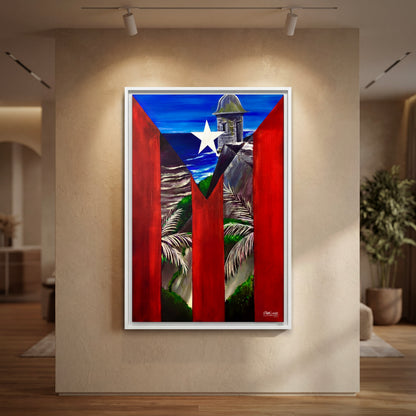 COMPRA AHORA | la obra de Edición Limitada: "LA GARITA DEL MORRO" - ¿Que te llevas? ARTE PREMIUM, en canvas de ALTA CALIDAD, ENMARCADA con ENVÍO GRATIS a tu puerta. ¡LISTA PARA TU ELE