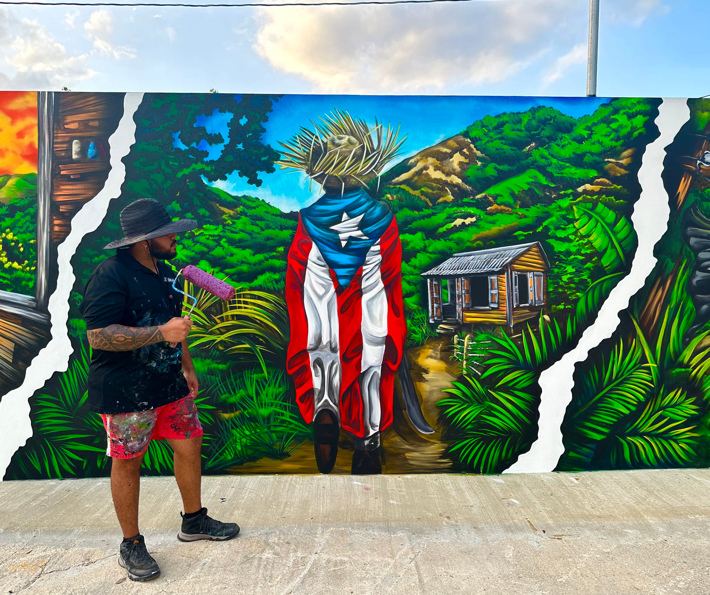 Completa tu orden en 3 pasos rápidos | Llévate la obra de arte de edición limitada - “JIBARITO EN LA CASITA DEL CAMPO” hecha por pintor puertorriqueño, en canvas de ALTA CALIDAD, enmarcada PREMIUM y entrega GRATIS a tu ciudad (ANTES QUE ACABE EL TIEMPO)