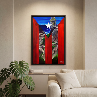 COMPRA AHORA | la obra de Edición Limitada: "LA GARITA DEL MORRO" - ¿Que te llevas? ARTE PREMIUM, en canvas de ALTA CALIDAD, ENMARCADA con ENVÍO GRATIS a tu puerta. ¡LISTA PARA TU ELE