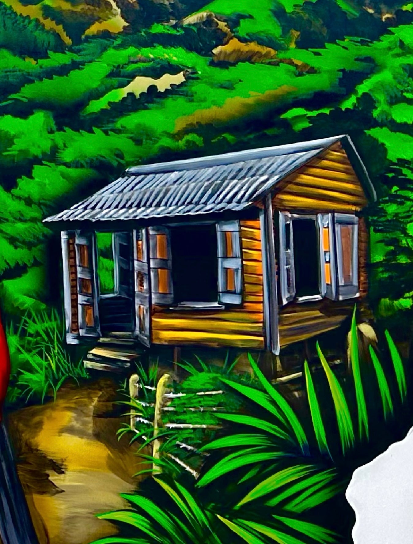 “Jíbarito en la Casita del Campo” (ART PRINT)