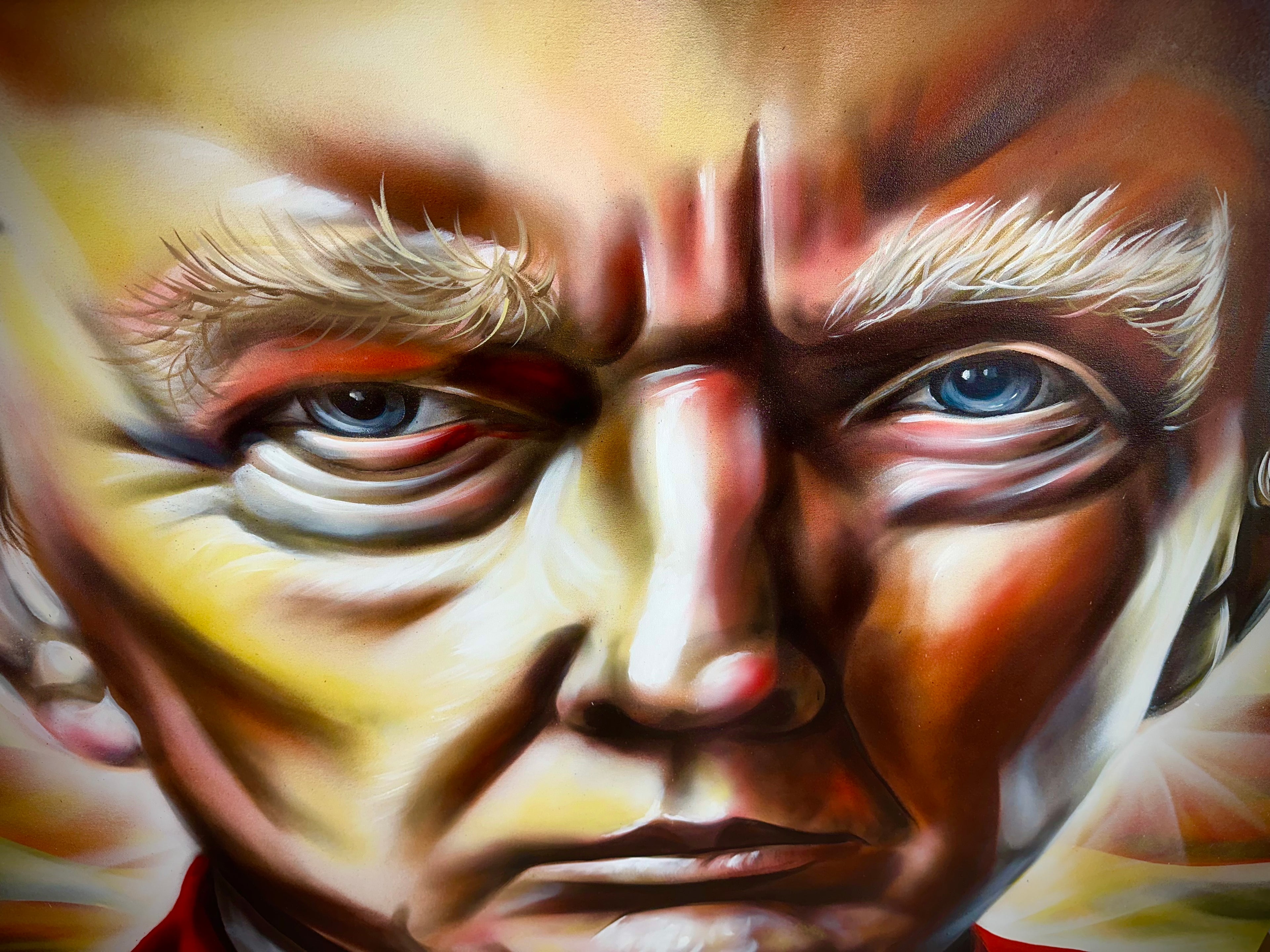 THE PRESIDENT OF THE WORLD (ORIGINAL PAINTING)