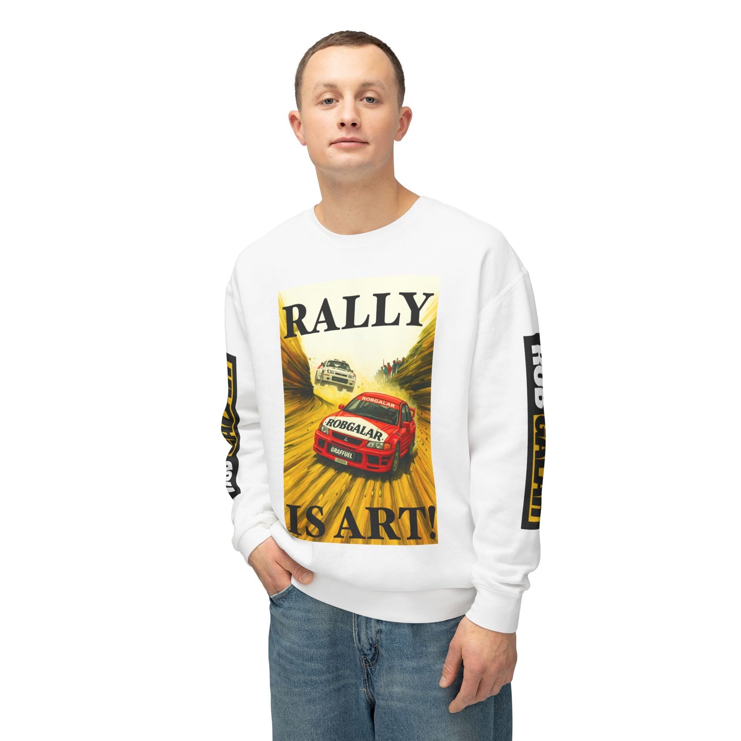 RALLY IS ART! Crewneck Sweatshirt
