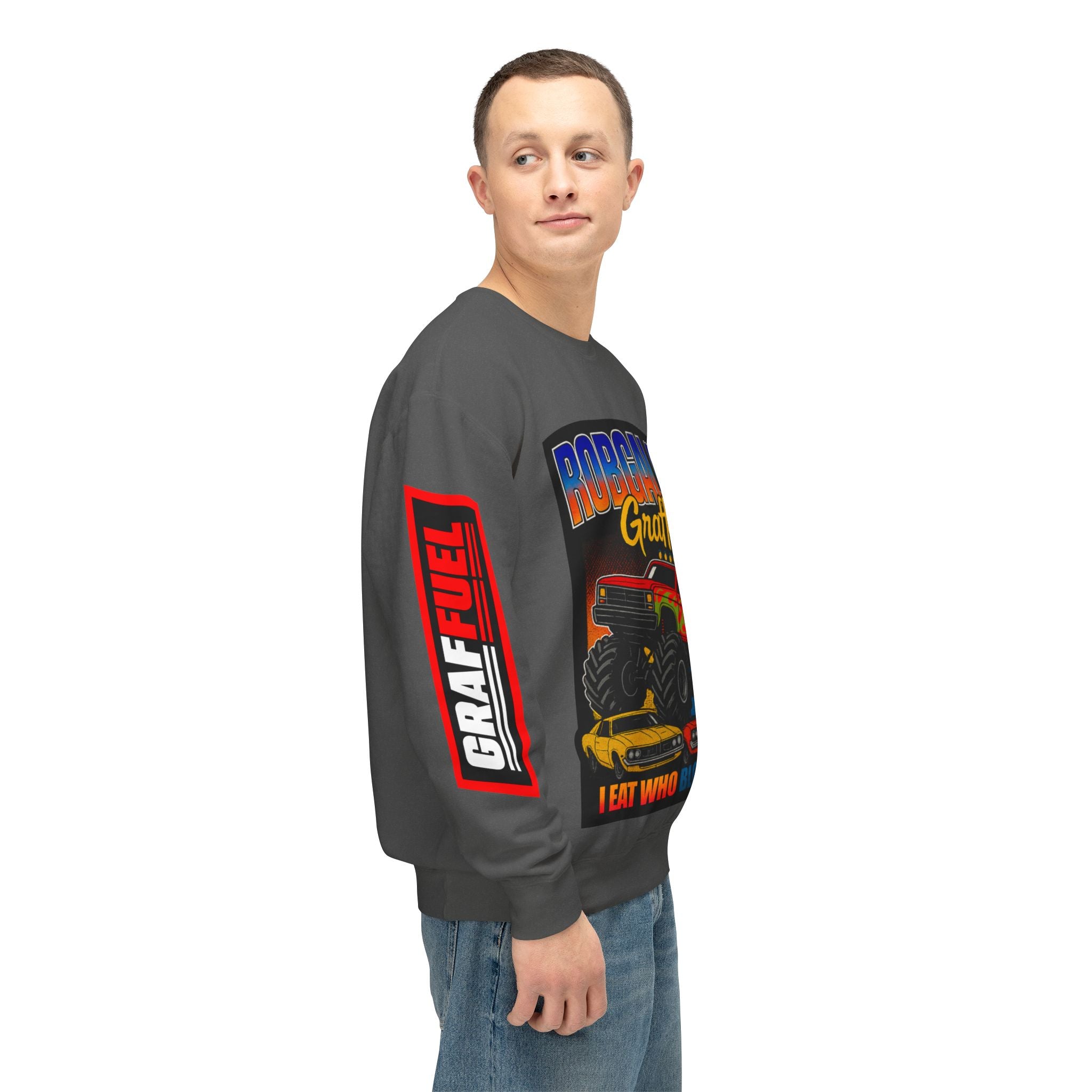 I EAT WHO BLOCKS ME Creneck Sweatshirt