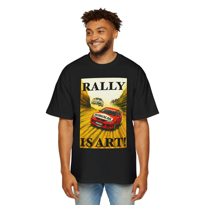 RALLY IS ART! Oversized Tee (Black)