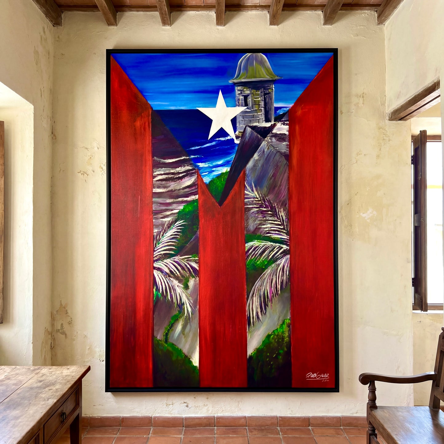 COMPRA AHORA | la obra de Edición Limitada: "LA GARITA DEL MORRO" - ¿Que te llevas? ARTE PREMIUM, en canvas de ALTA CALIDAD, ENMARCADA con ENVÍO GRATIS a tu puerta. ¡LISTA PARA TU ELE