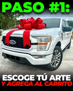 GIVEAWAY #1 / Completa tú orden en 3 Pasos - con la Compra de un ARTE DIGITAL, PARTICIPA al INSTANTE por GANAR: 🏆 1er Premio - Ford F150 (ó $10,000 dolares), 🥈2do - $1,000 y 🥉3er Premio: $500 dólares