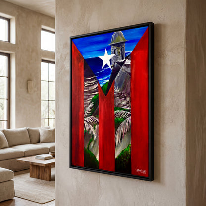 COMPRA AHORA | la obra de Edición Limitada: "LA GARITA DEL MORRO" - ¿Que te llevas? ARTE PREMIUM, en canvas de ALTA CALIDAD, ENMARCADA con ENVÍO GRATIS a tu puerta. ¡LISTA PARA TU ELE