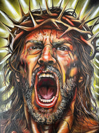 PADRE, ME DOLIÓ MÁS TU SILENCIO (ORIGINAL PAINTING)